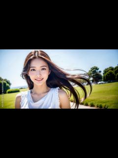 [x]笑顔でカメラ目線のロングヘアの日本人女性(美人モデル) Stock Illustration | Adobe Stock