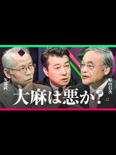 [x]【大麻解禁の是非】専門家二人が真っ向対立「8兆円規模のマリファナ産業」日本は乗るべきか？ - YouTube