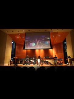 [x]UM-World Percussion Ensemble performing DRUM MACHINE (from Animusic ...