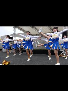 [x]仙台育英高校チアリーディング部による「チアの基本的な動き」（'23みちのく・みやぎ矯正展） - YouTube