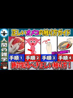 [x]絶対に知るべき正しいオメコの触り方！男の義務教育【ゆっくり解説