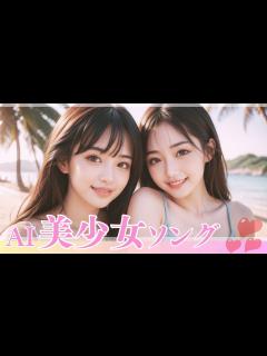 [x]AI美少女【144】サマー・メモリーズ #美少女 #aigirl #画像生成AI #sunoai #音楽 #song #癒し #撮影 #海 ...