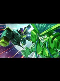 [x]SRW DD: Projectile X (GaoGaiGar Combination Attack)[スパロボDD 弾丸X 合体攻撃 勇者王 ...