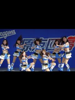 [x]今年も、チアドラ・カッコいいー!!【チアドラゴンズ・2017】D-STAGE・LIVE! 開幕戦 2017.4.4 - YouTube