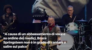Bruce Springsteen, stop dei medici: niente concerto a Marsiglia