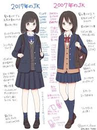 JKの服装＆流行り、10年でどう変わった？比較絵に反響 「スカート2〜3回折る」「ソックタッチ必須」 | ハフポスト これからの経済