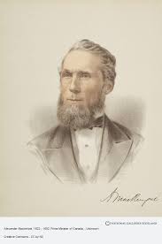 Alexander Mackenzie, 1822 - 1892. Prime Minister of Canada ...
