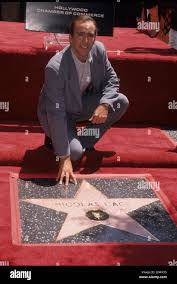 NICOLAS CAGE gets a star on Hollywood Blvd. 1998.k12954lr.(Credit ...